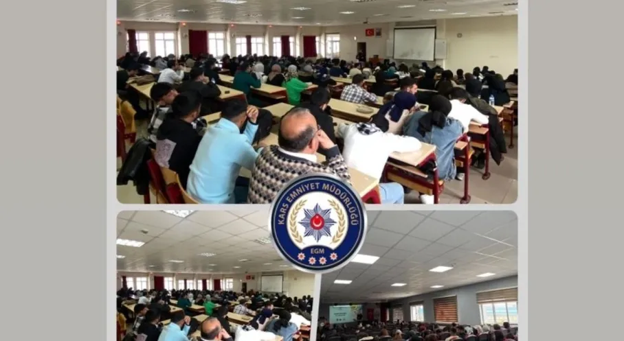 Kars'ta Üniversite Öğrencilerine Uyuşturucuyla Mücadele Eğitimi!