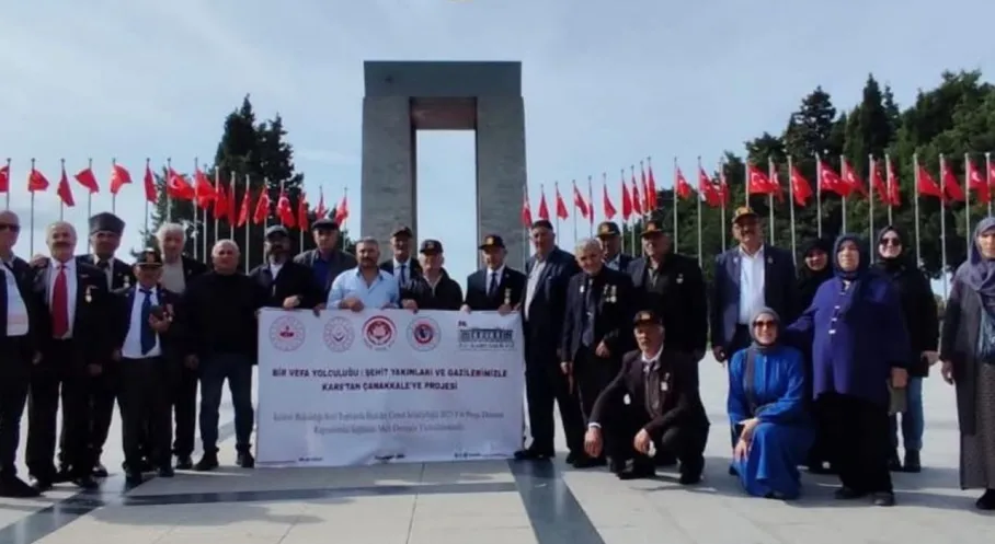 Kars'tan Çanakkale'ye Vefa Köprüsü: Şehit Yakınları Duygulandırdı!