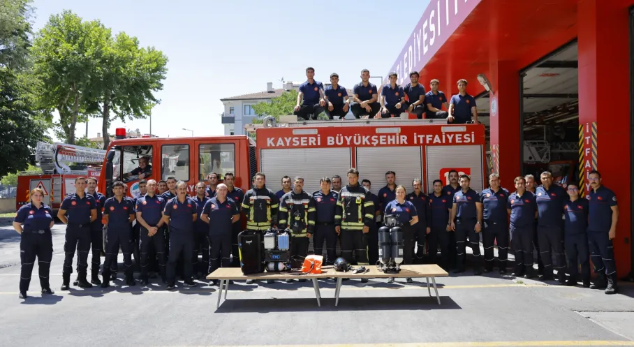 Kayseri İtfaiyesi'nin Teknolojik ve Teknik Kapasitesi Güçleniyor