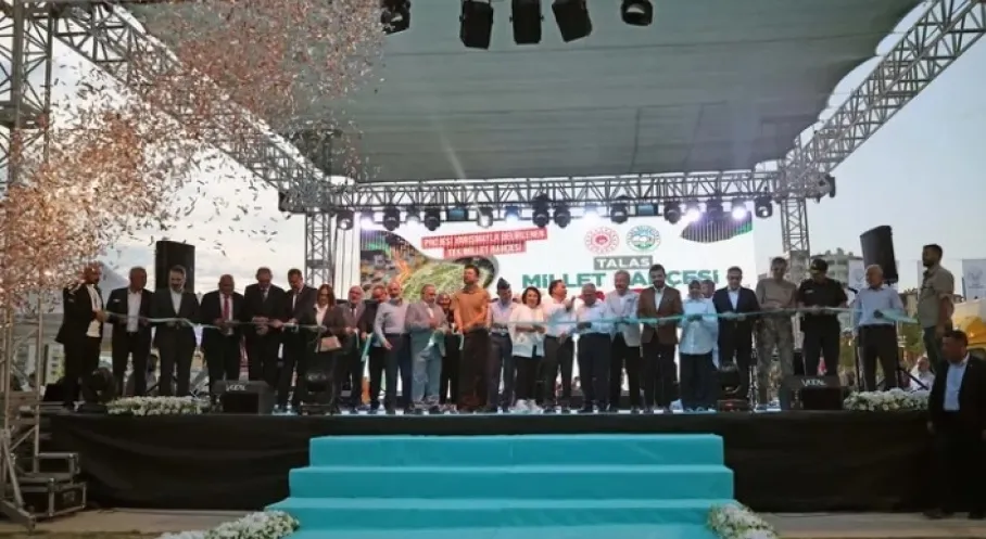 Kayseri Talas'a Yeni Nefes: Millet Bahçesi Kapılarını Açtı!