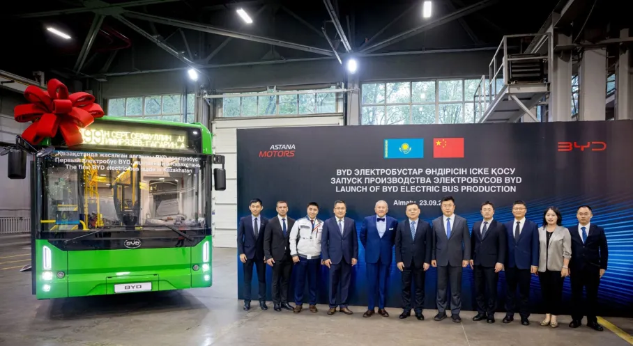 Kazakistan Elektrikli Otobüs Devrimi: BYD ile Yerli Üretim Başladı!