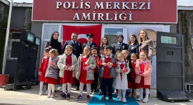 Kazımpaşa Polis Merkezi'ne Sevimli Ziyaret