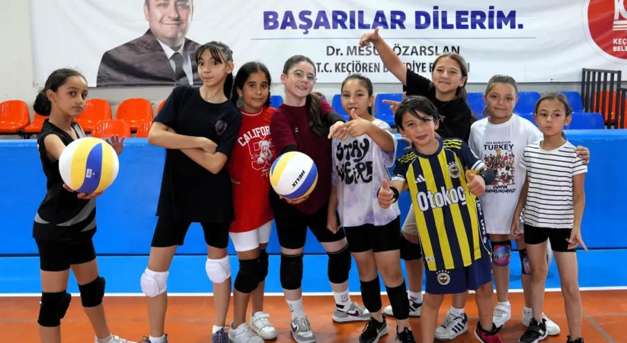 Keçiören’de Spora Teşvik: Çocuklar ve Gençler İçin Kesintisiz Destek
