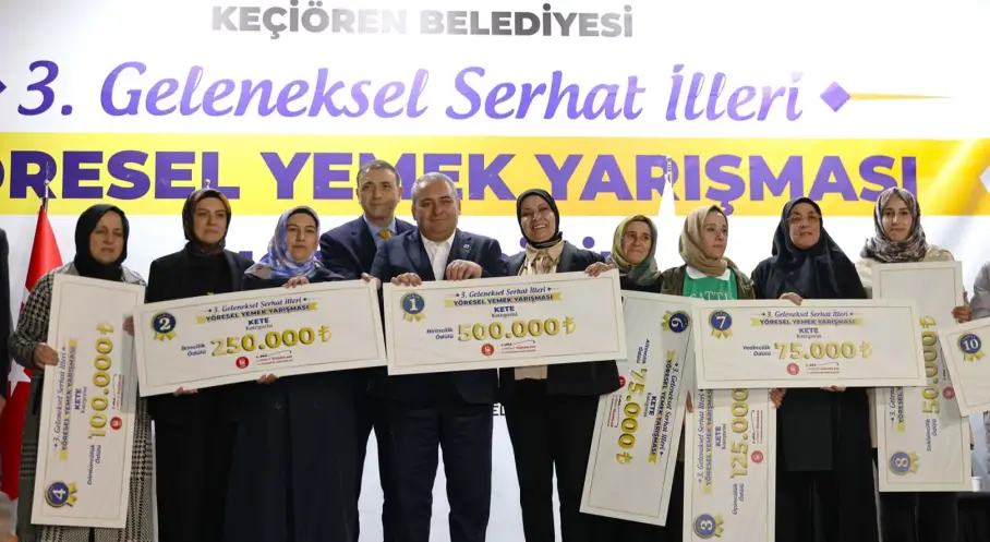 Keçiören’de Yöresel Lezzetler Yarışması Ödül Töreniyle Sona Erdi