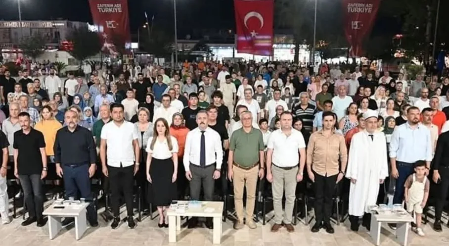 Kemer'de 15 Temmuz Demokrasi ve Milli Birlik Günü Anma Töreni Coşkuyla Gerçekleşti!