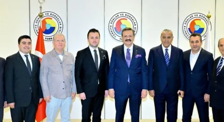 Keşan TSO’dan TOBB Başkanı M. Rifat Hisarcıklıoğlu’na Nezaket Ziyareti!