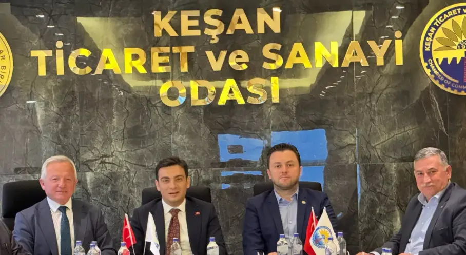 Keşan TSO’ya Tebrik Ziyaretleri Sürüyor