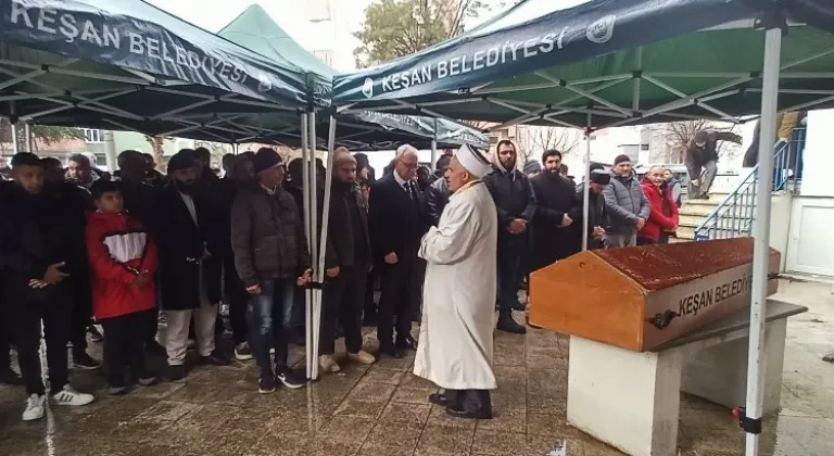 Keşan'da Acı Veda: Fikret Gürpınar Son Yolculuğuna Uğurlandı