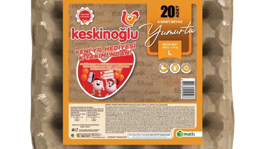 Keskinoğlu Yumurta Alışverişi Yeni Yıl Hediyeleri Kazandırıyor 