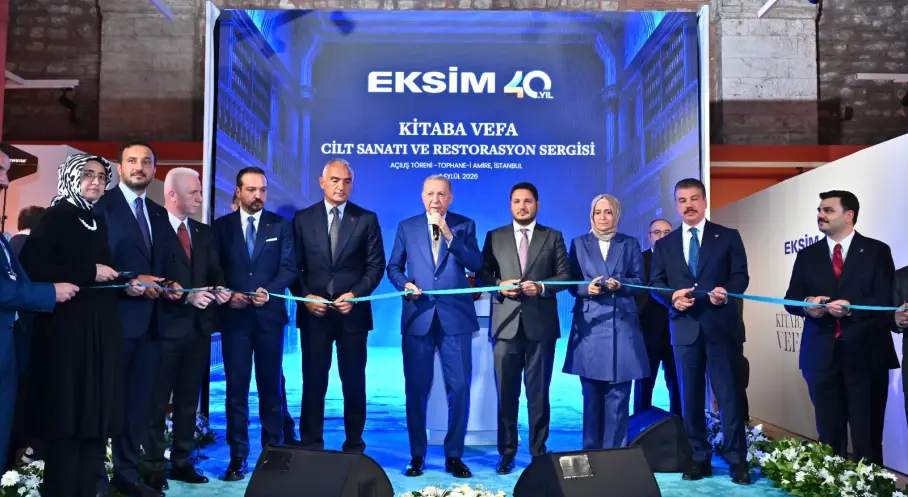 “Kitaba Vefa” Sergisi Cumhurbaşkanı Recep Tayyip Erdoğan Tarafından Açıldı