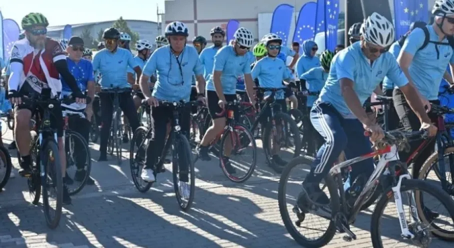 Kocaeli'de AB Bilgi Merkezi'nden Sürdürülebilir Gelecek İçin Pedal Çevrildi!