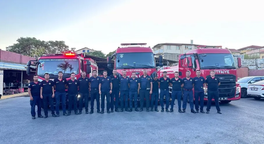 Kocaeli İtfaiyesi Çanakkale'deki Orman Yangınına Destek İçin Harekete Geçti!