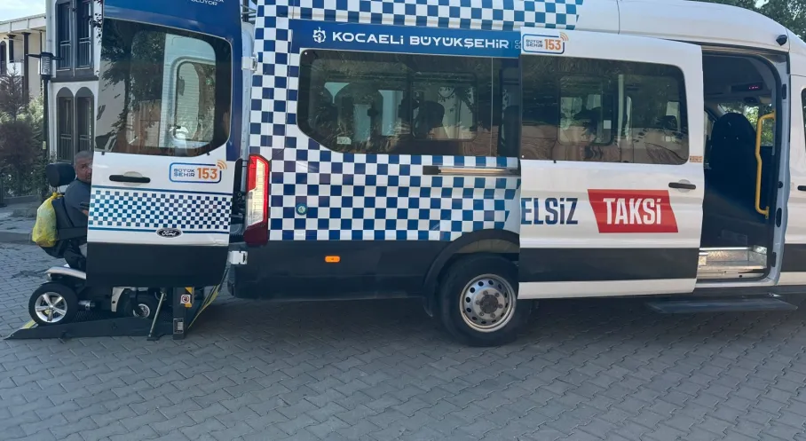 Kocaeli'de Engelsiz Taksi Rekoru Kırdı! 7 Ayda 14 Bin 790 Sefer