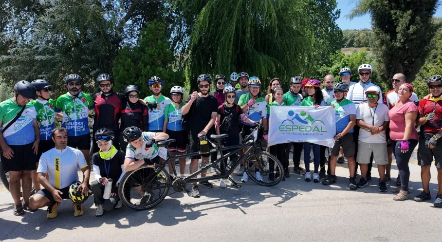 Kocaeli'de Görme Engelli Sporcular Umuda Pedal Çevirdi!