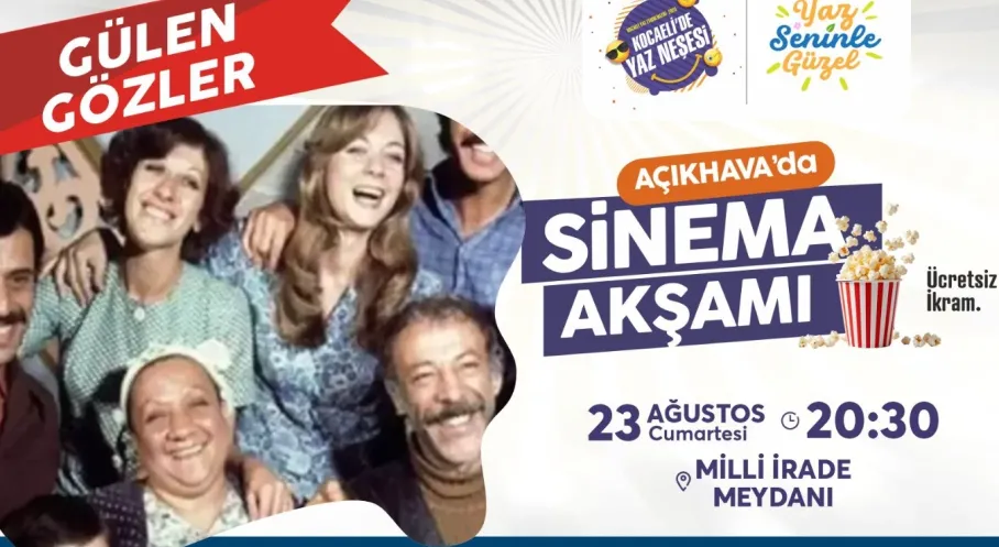 Kocaeli'de Yaz Akşamları Sanatla Şenleniyor! Ücretsiz Konser ve Sinema Keyfi!