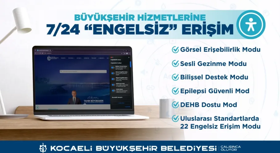 Kocaeli'de Engelsiz Dönem: Web Hizmetleri Artık Herkese Açık!