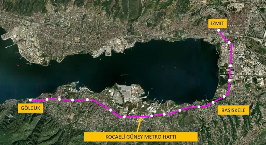 Kocaeli'ye Metro Müjdesi! Güney Hattı Projesi İhalesi Tarihi Belli Oldu