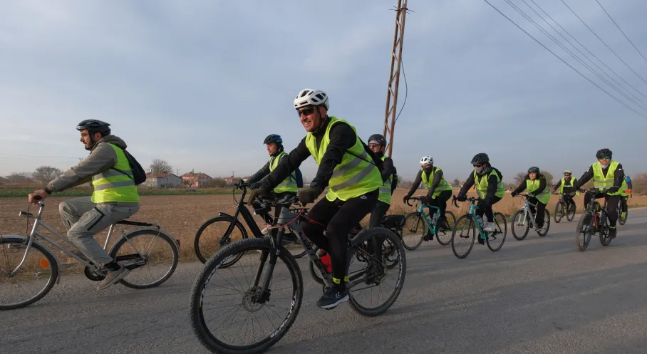 Konya'da Bisiklet Tutkunları Lystra Antik Kenti'ne Pedal Çevirdi!