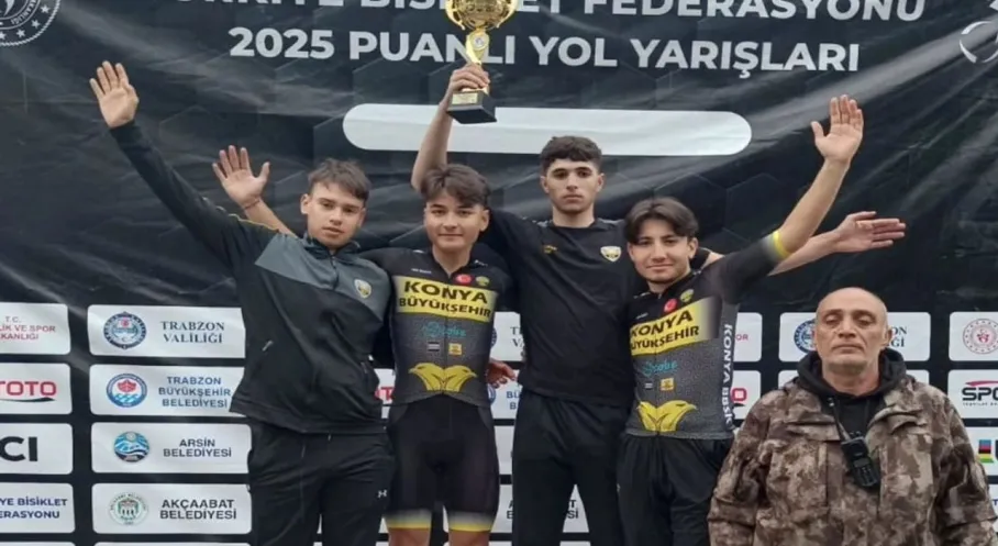 Konya'dan Bisiklet Zaferi! Trabzon'da 4 Madalya Coşkusu!