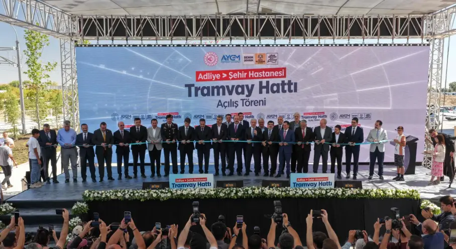 Konya’nın Raylı Sistem Ağını Güçlendirecek Adliye-Şehir Hastanesi Hattı Açıldı
