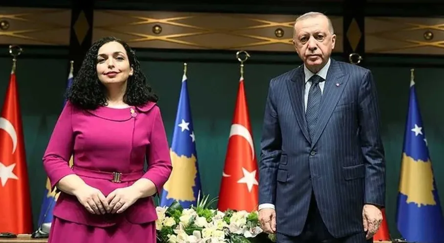 Kosova Cumhurbaşkanı Osmani'den Erdoğan'a Minnet: 