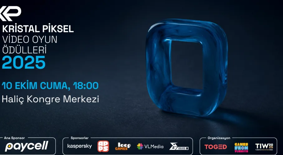 Kristal Piksel Ödülleri: Türk Oyun Sektörü 10 Ekim'de Yıldızlaşıyor!