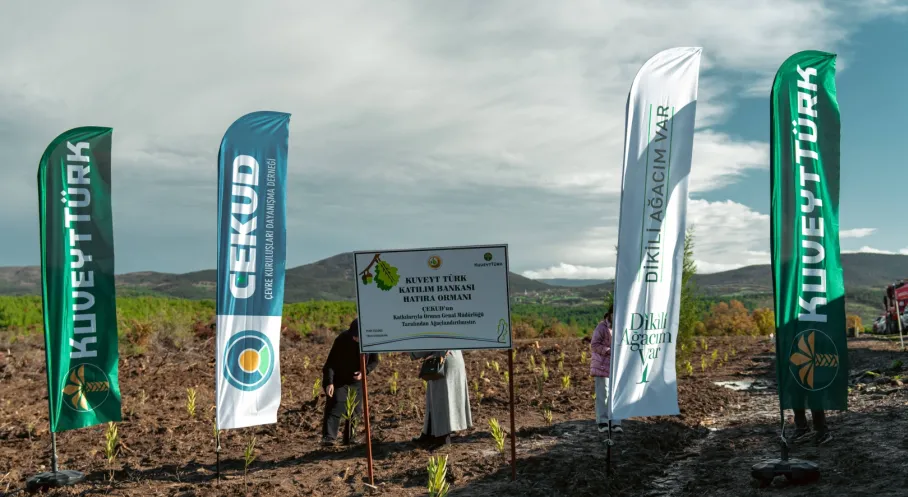 Kuveyt Türk'ten Anlamlı Hediye: 20 Bin Fidanla Hatıra Ormanı!