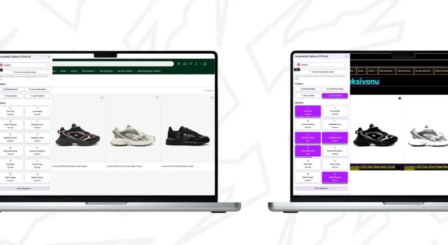 Lacoste Türkiye'den Erişilebilirlik Devrimi! Web Sitesi Artık Herkes İçin Ulaşılabilir