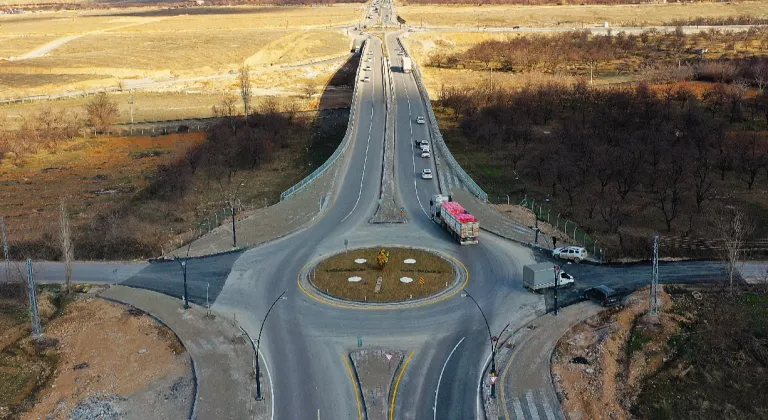 Malatya'da Trafiği Rahatlatan Kuzey Kuşak Yolu Ulaşıma Açılıyor