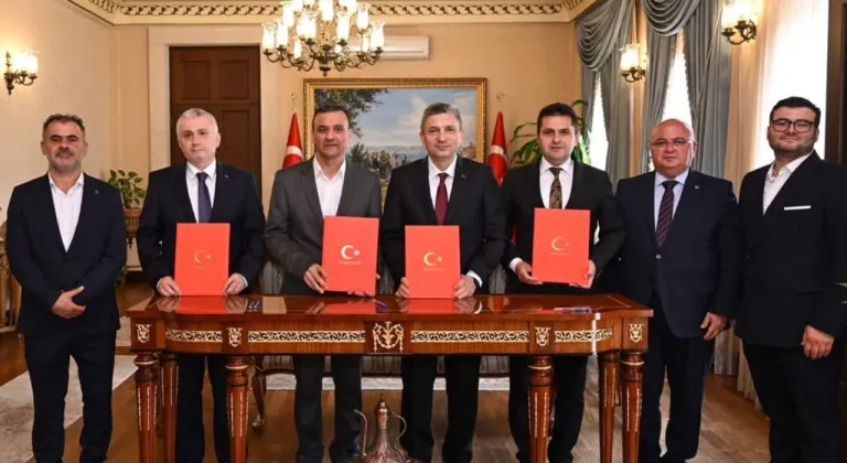 Manavgatlı Hayırsever İş İnsanı Tarafından Hibe Edilen Özel Projeli İlkokul İçin Protokol İmzalandı