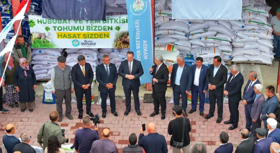 Manisa'da Çiftçiye Büyük Destek: 525 Ton Tohum Dağıtıldı! Son Dakika