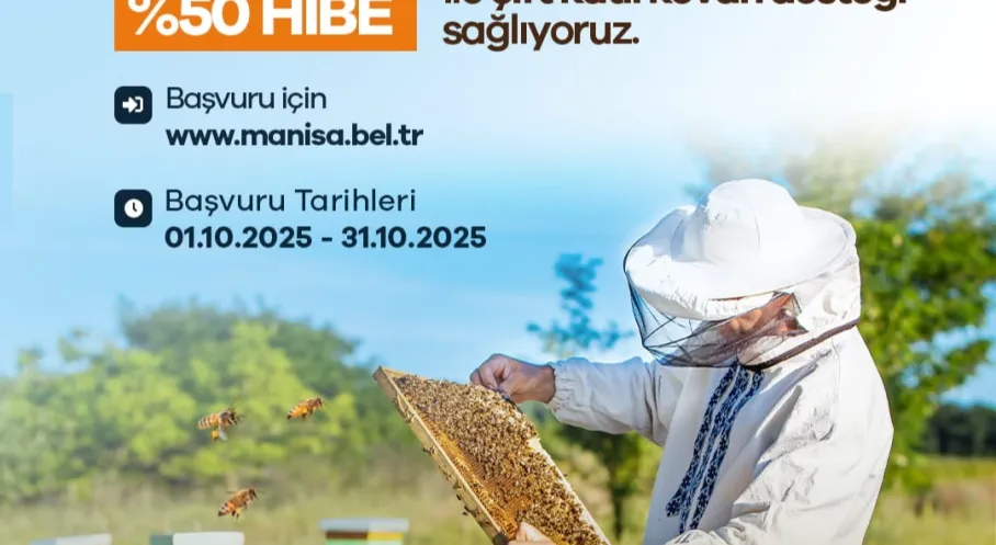 Manisa'dan Arıcılara Müjde! %50 Hibe Kovan Desteği Başladı!