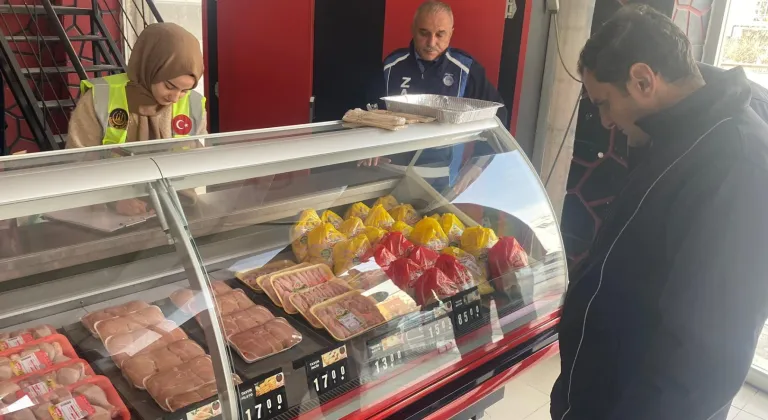 Mardin Midyat Zabıtası Kasap ve Marketleri Denetledi