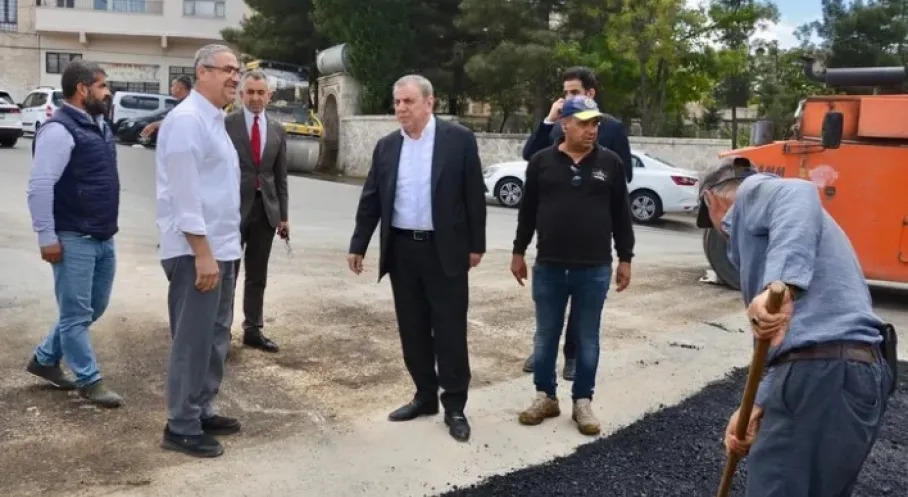Mardin'de Asfalt Seferberliği! Başkan Şahin'den Yerinde İnceleme