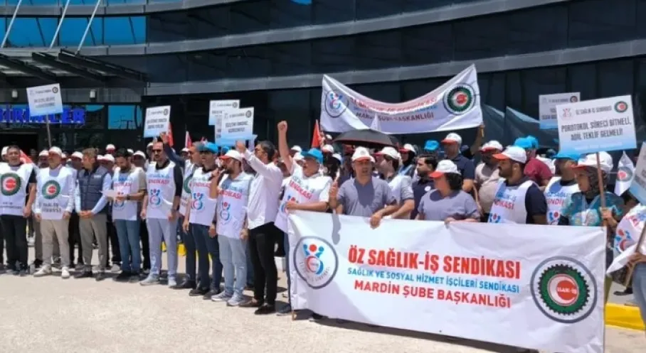 Mardin'de Sağlık Çalışanlarından Kamu Protokolüne Sert Tepki!