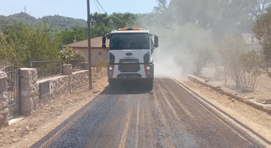 Marmaris'te Ulaşım Devrimi! Bördübet Yolları Yepyeni Hale Geldi