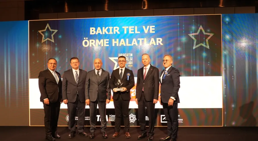 Mega Metal, Bakır Tel İhracatında Zirveye Yaklaştı: 'Metalik Yıldızlar'da Gümüş Başarı!