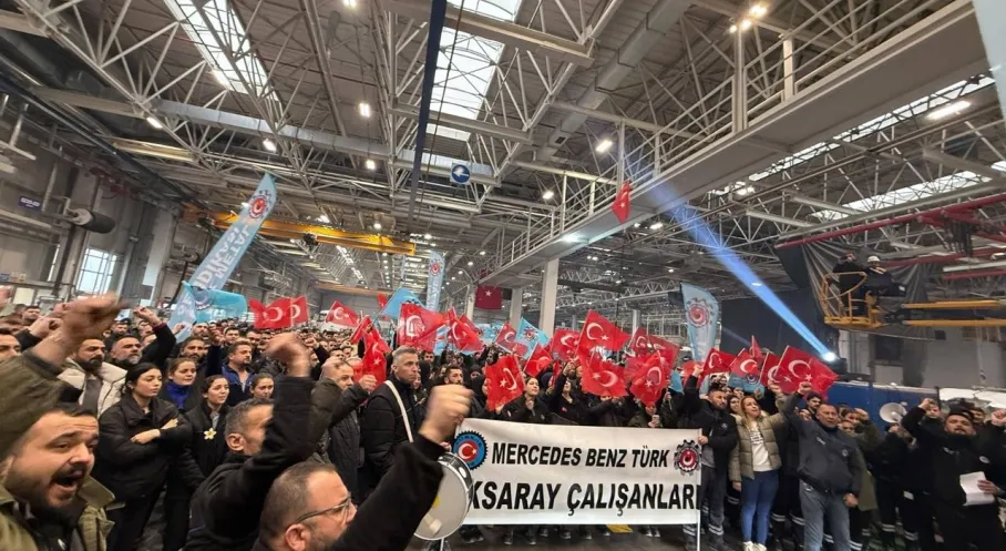 Mercedes Aksaray ve İMER İşçilerinden Tarihi Zafer: Maaşlara Rekor Zam Yolda!