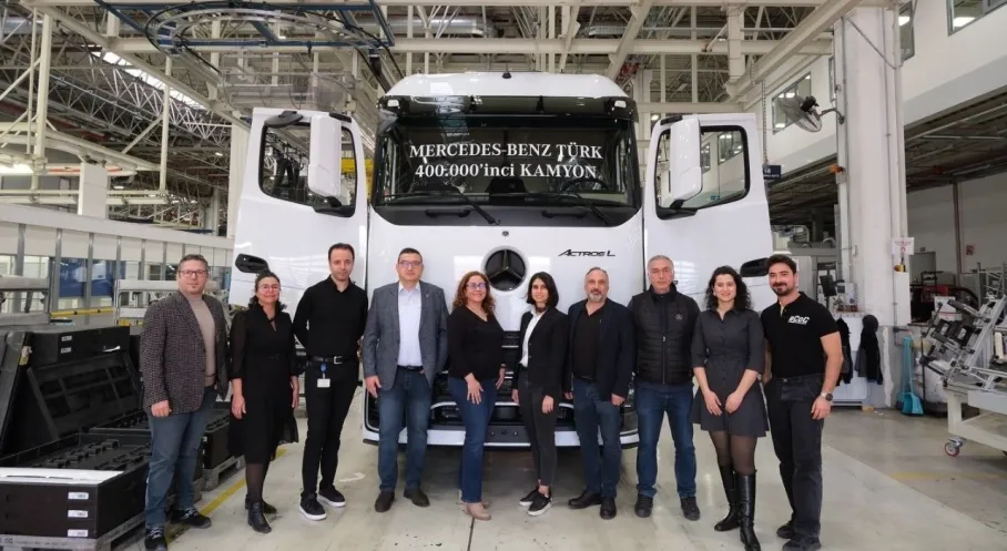 Mercedes-Benz Türk Aksaray'da Rekor Kırdı! 400 Bininci Kamyon Üretildi!