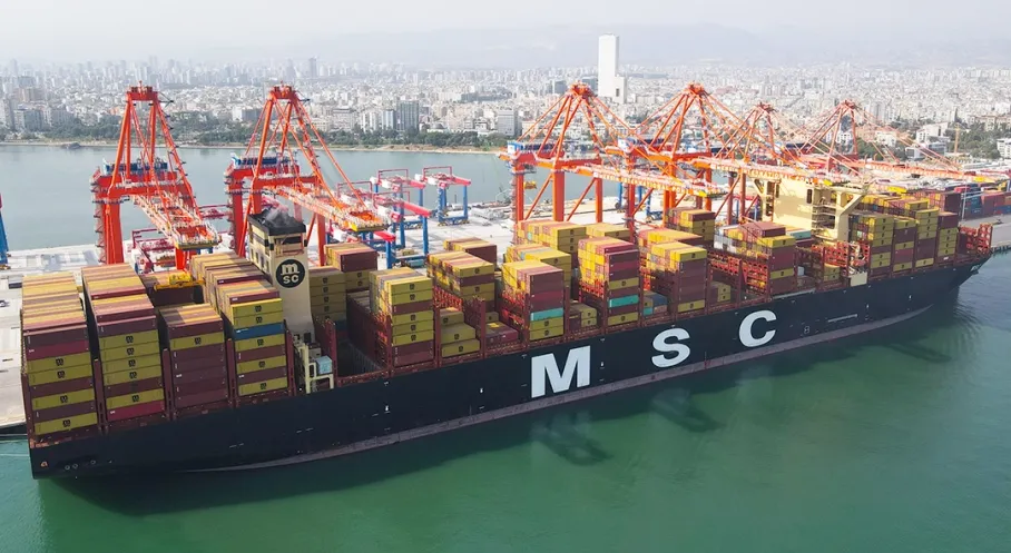 Mersin Limanı Rekor Kırdı: Dünyanın En Büyük Konteyner Gemisi MSC IRINA Geldi!