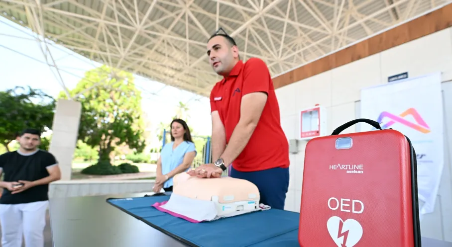 Mersin’de Hayat Kurtaran Eğitim: OED Cihazı Tanıtıldı