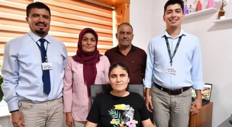 Mersin'de Görme Engelli Nazalin RTÜK Hayalini Gerçekleştirdi!