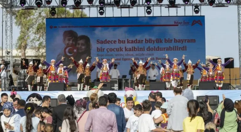 Mersin'de Neşe Dolu Uluslararası Çocuk Festivali Coşkusunu Doruğa Çıkardı