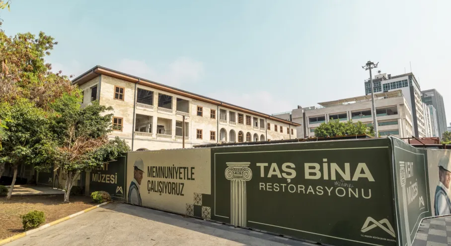 Mersin’de Tarihi Taş Bina Kent Müzesine Dönüşüyor
