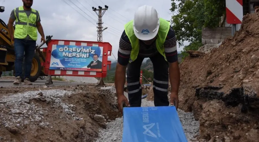 MESKİ'den Değirmendere'ye Müjde! İçme Suyu Hattı Yenilendi