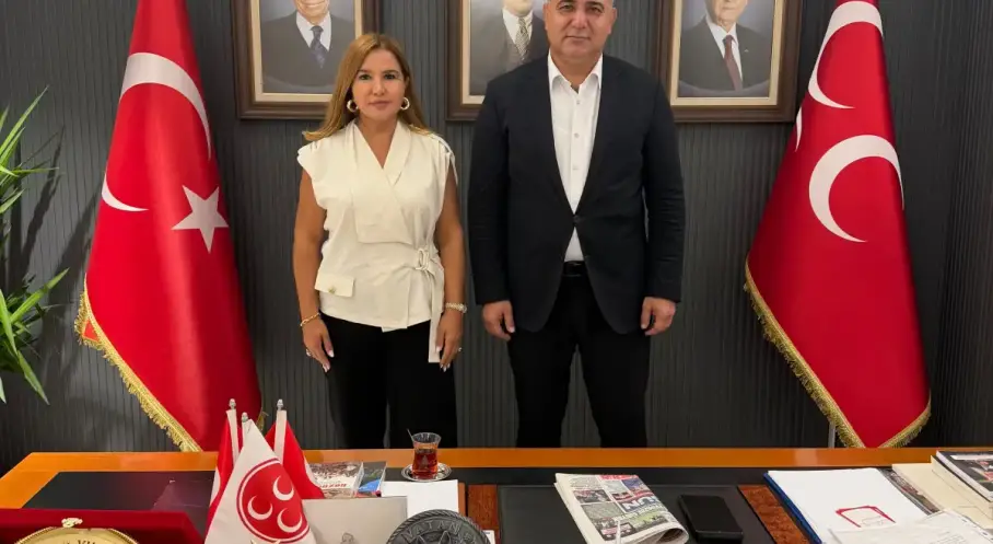 MHP Adana İl Başkanı Hakan Yıldırım’a Dr. Demet Çardak’tan ziyaret