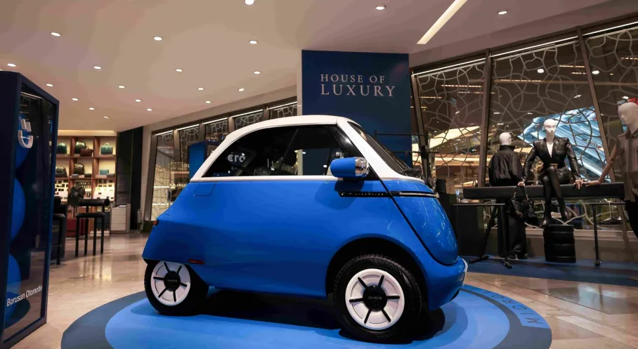 Microlino Beymen Zorlu'da! Elektrikli Şehir Otomobili Türkiye'de