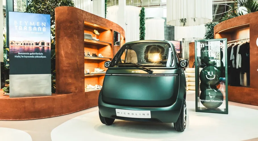 Microlino İstanbul'da Sahneye Çıktı! Beymen Tersane'de Elektrikli Şıklık!