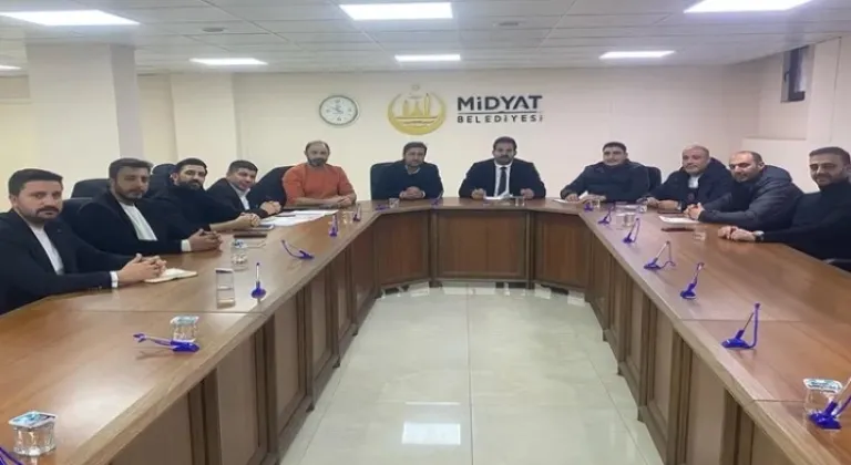 Midyat Belediyesi AYKOME Toplantısı Hakkında Görüş Alışverişi Yapıldı