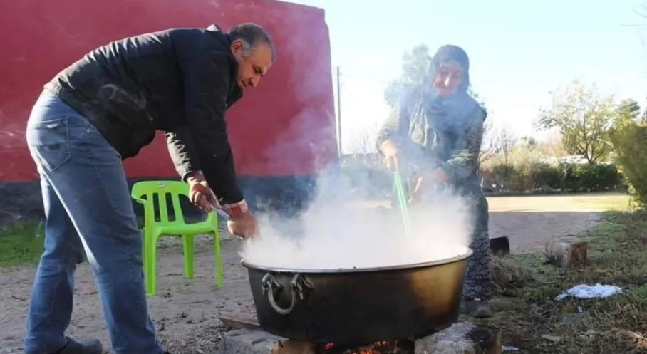 Midyat'ta Kış Hazırlığı: Kavurma Kazanları Kaynamaya Başladı! İşte Detaylar